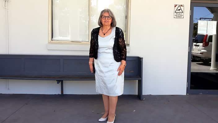 Volunteer Alexandra Kargiotis. 