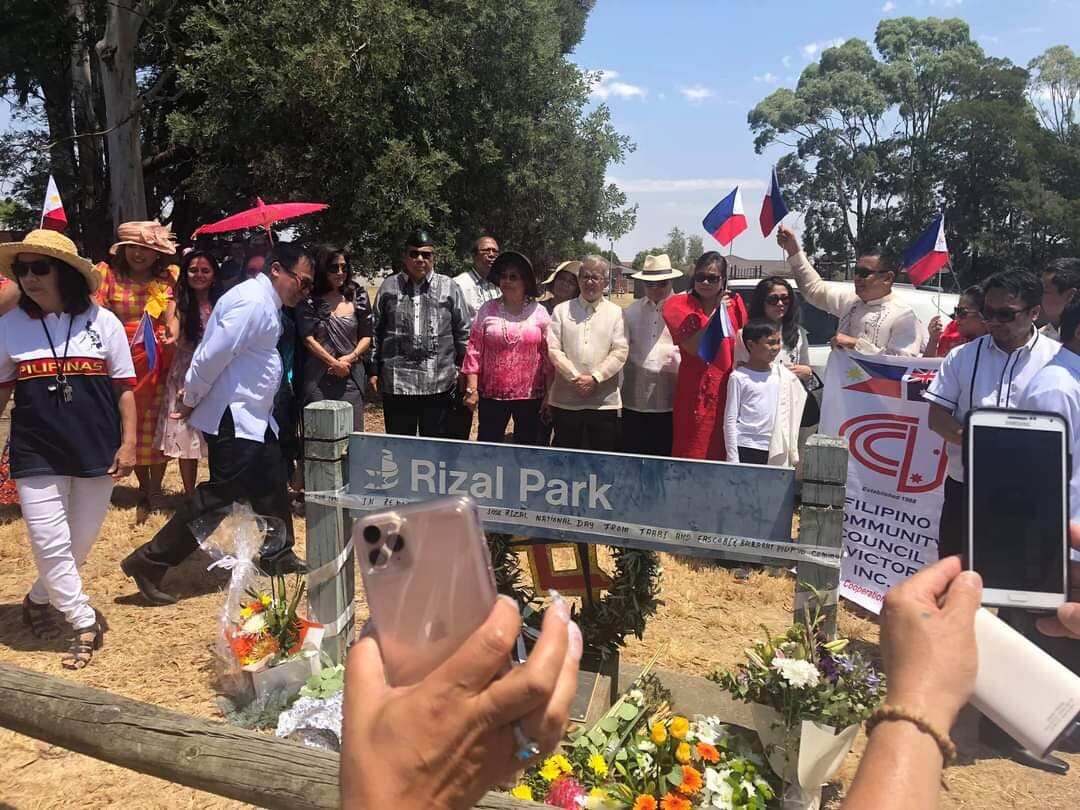 Rizal Day 2019 was held in Rizal Park, Ballarat.