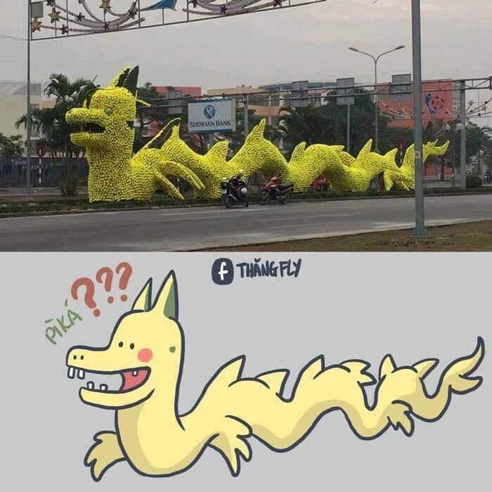 Rồng hay Pikachu?