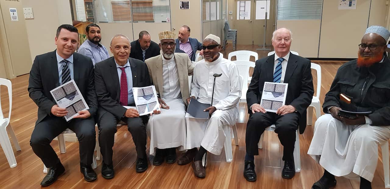 Members of the Board of Imams Victoria on Tuesday