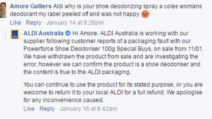 ALDI facebook