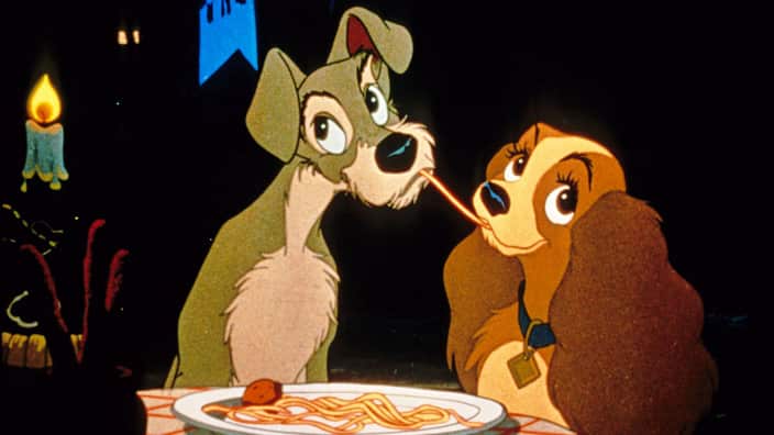 THE LADY AND THE TRAMP (US 1955) WALT DISNEY PICTURES     Date: 1955