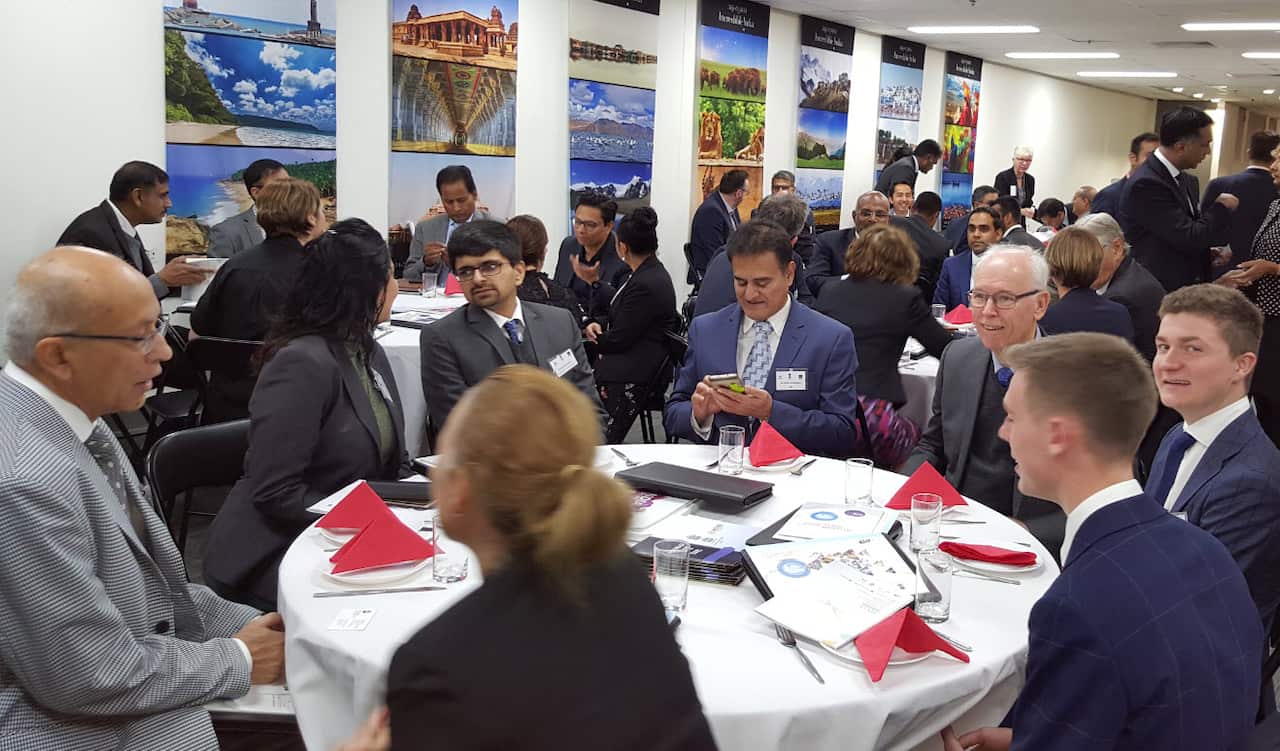 Delegates during the roadshow