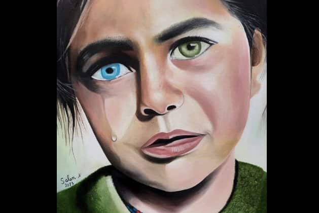 Painting by artist Salam Noah