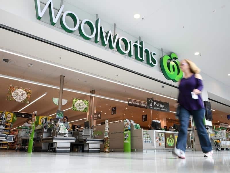 A general view of a Woolworths store