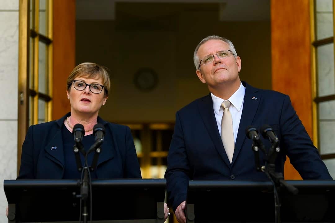Scott Morrison says Linda Reynolds was the right person for the job, regardless of gender.