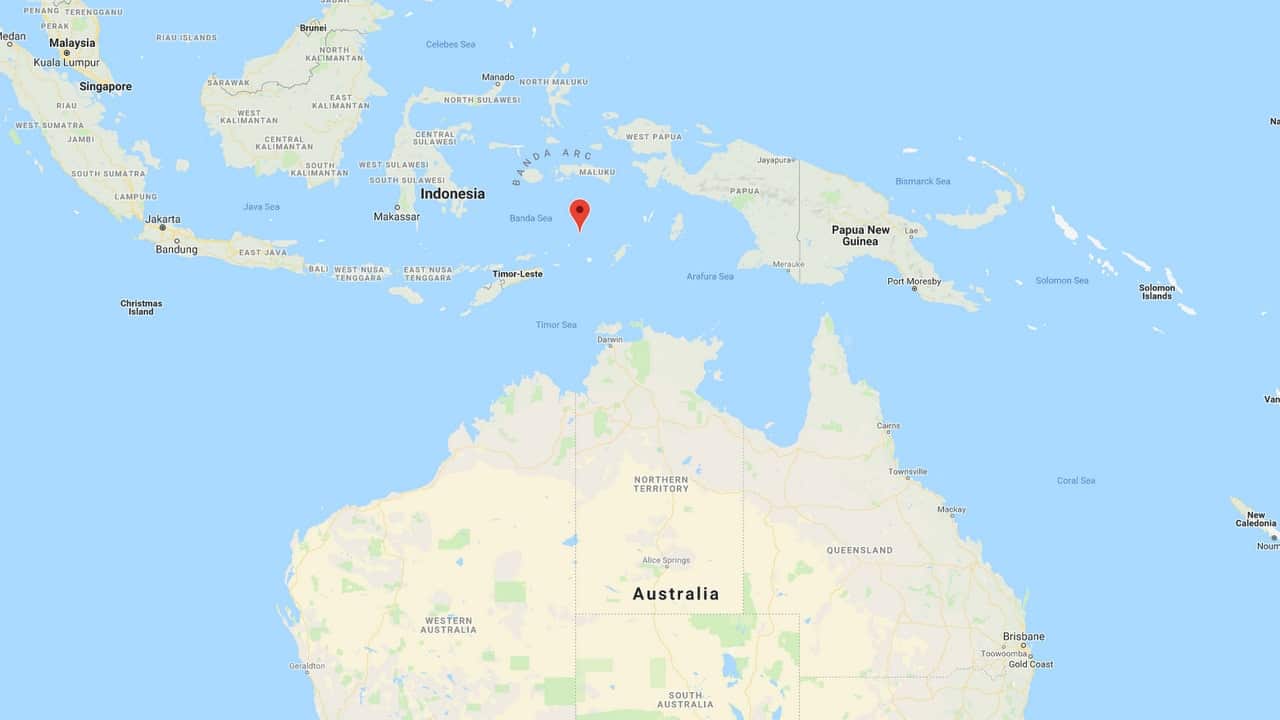 The location of the earthquake.
