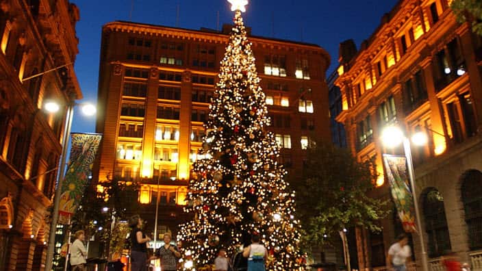 The decorative Christmas Tree 