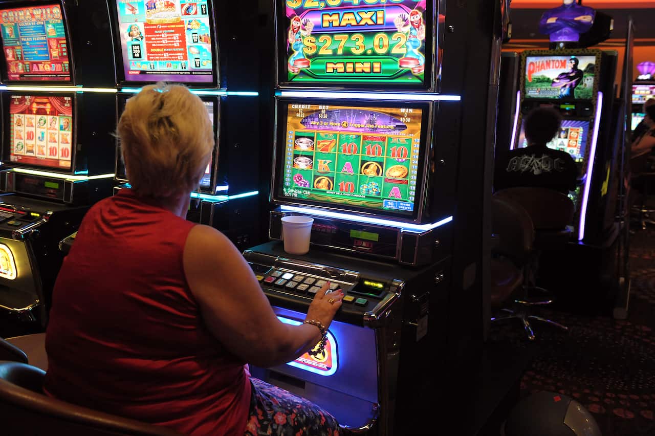 Poker machines in Australia.