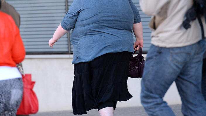 A stock image of a morbidly obese woman in Brisbane, Monday, June 16, 2014. (AAP Image/Dan Peled) NO ARCHIVING