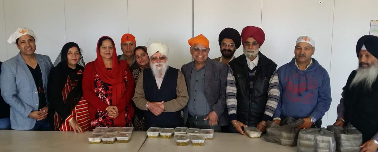 Indian seniors at Tarneit Gurudwara