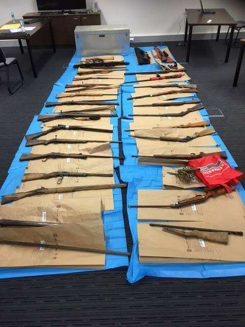 weapons sized by NSW police in 2016