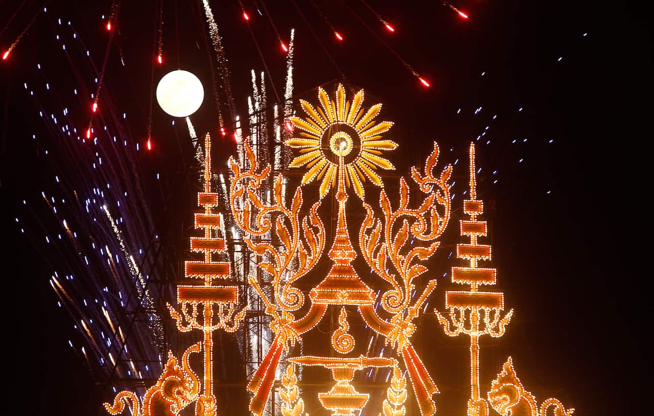 Cambodian Supermoon water festival in Phnom Penh