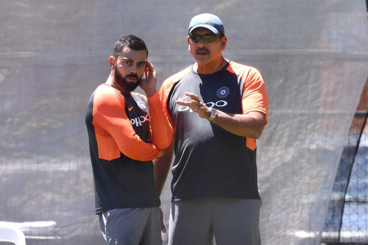 Virat Kohli and Ravi Shastri