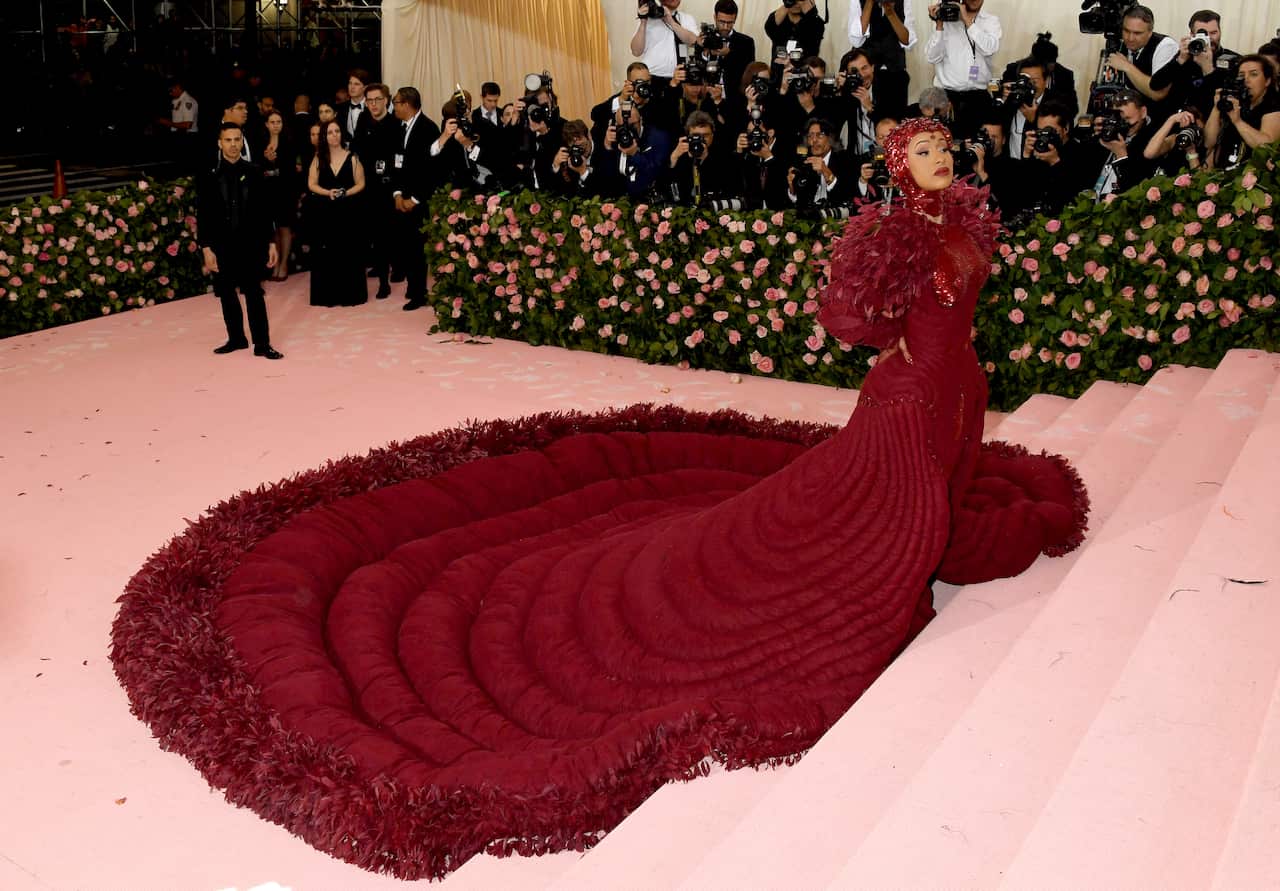 Cardi B attending the Metropolitan Museum of Art Costume Institute Benefit Gala 2019 in New York, USA.