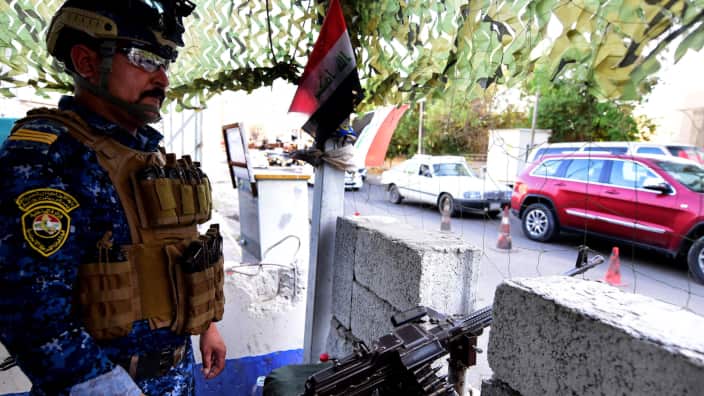 Soldier in Baghdad