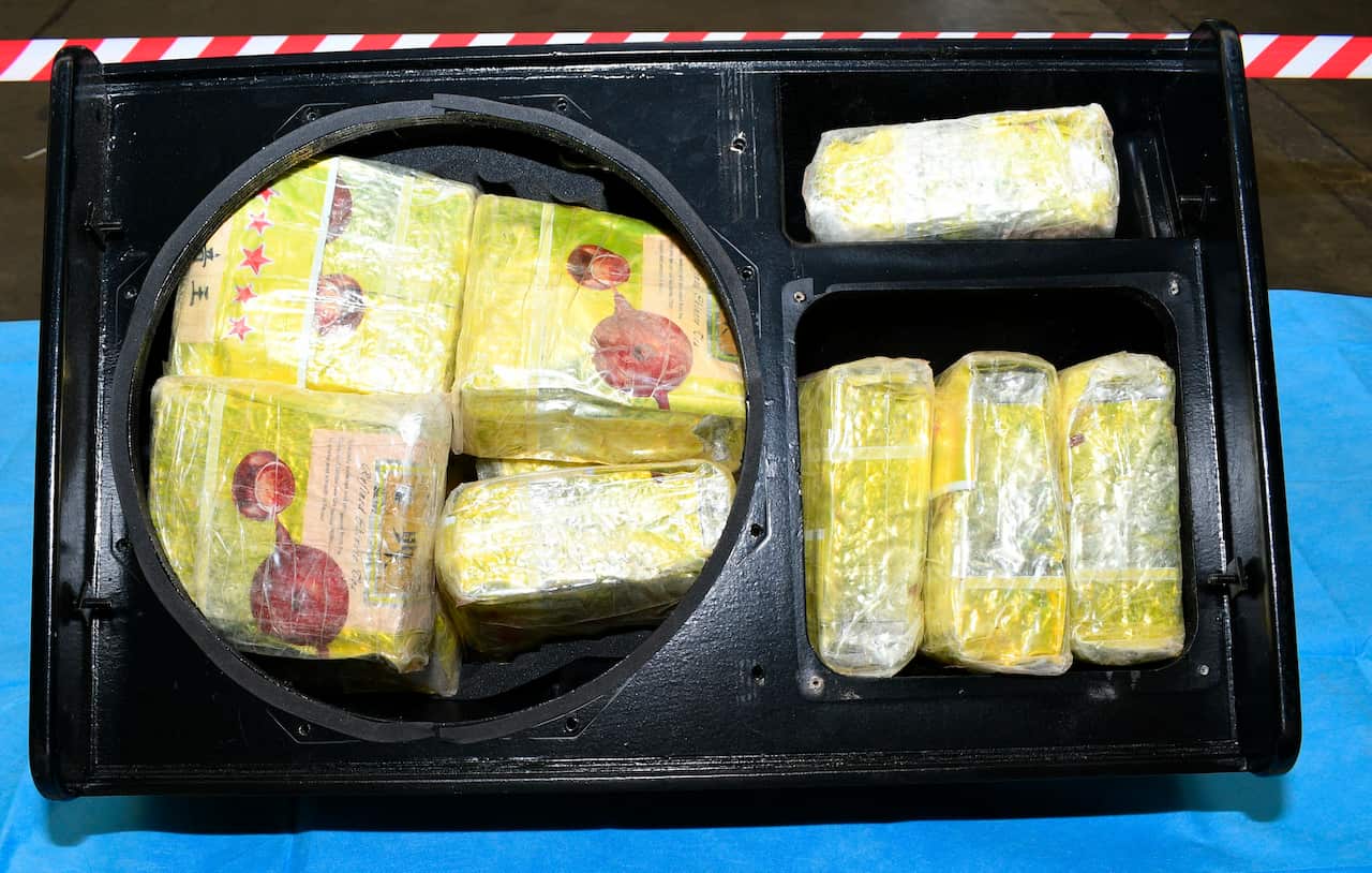 Australian officials say they have seized the nation's largest haul of methamphetamine of almost 1.6 metric tons (1.8 tons) of the illicit drug