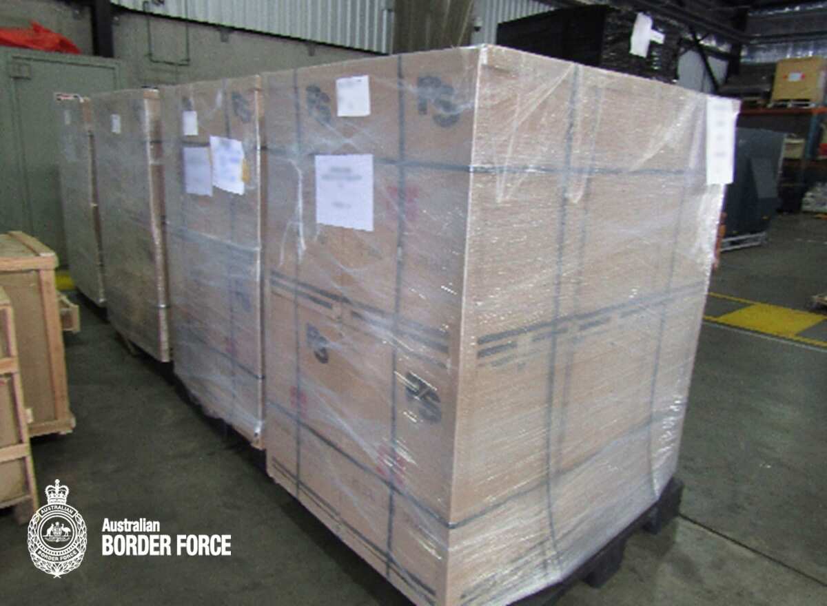 This image shows methamphetamine seized by Australian Border Force.