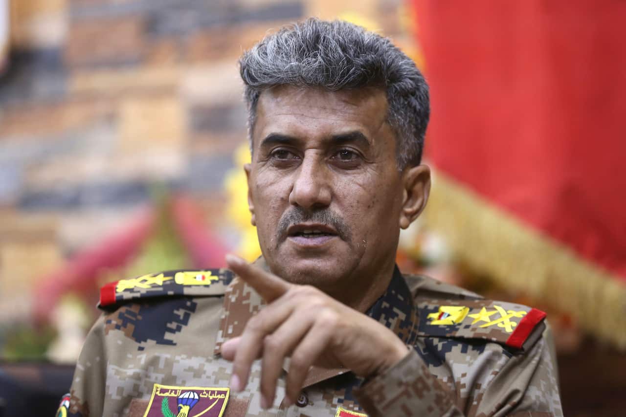 Lt. General Abdul-Wahab al-Saadi, commander for the Iraqi counterterrorism forces' operation to re-take Fallujah 
