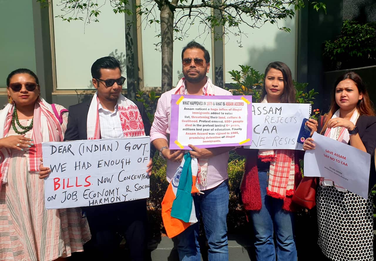CAA protest