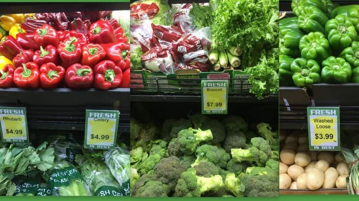 Vegetable prices