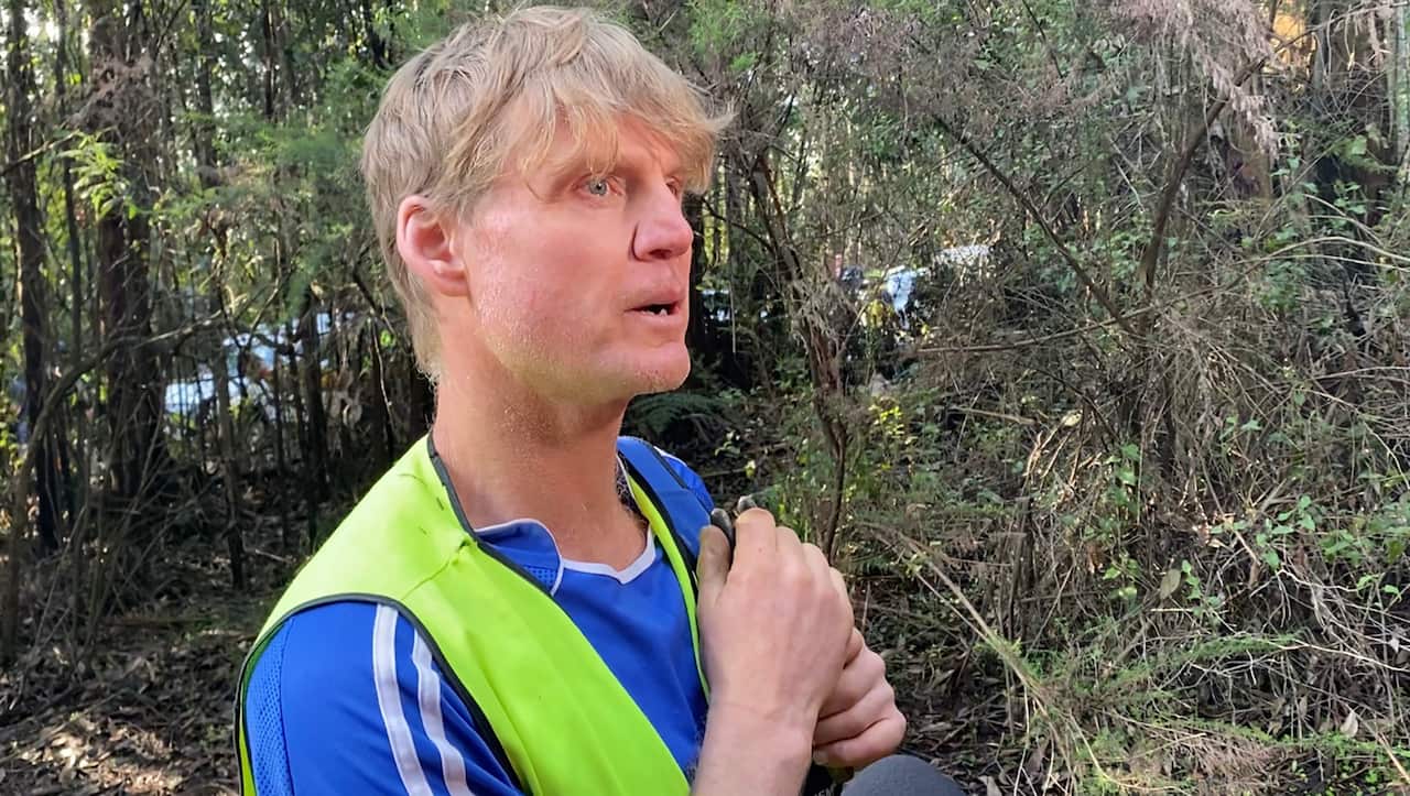 Rescuer Ben Gibbs