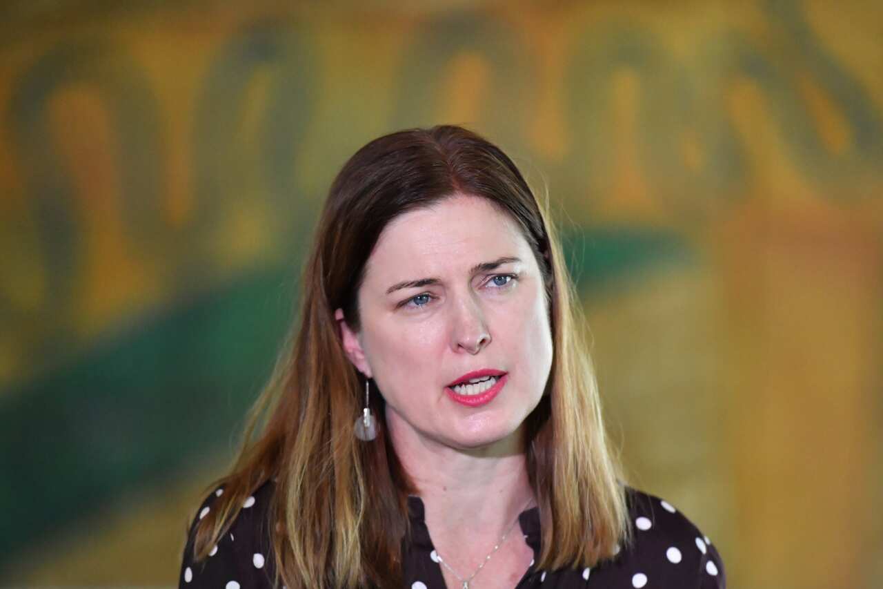 Shadow Minister for Ageing Julie Collins at a press conference at Parliament House in Canberra, Thursday, September 3, 2020. (AAP Image/Mick Tsikas) NO ARCHIVING