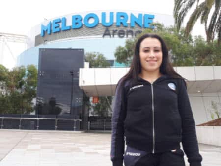 Vanessa Ferrari a Melbourne 