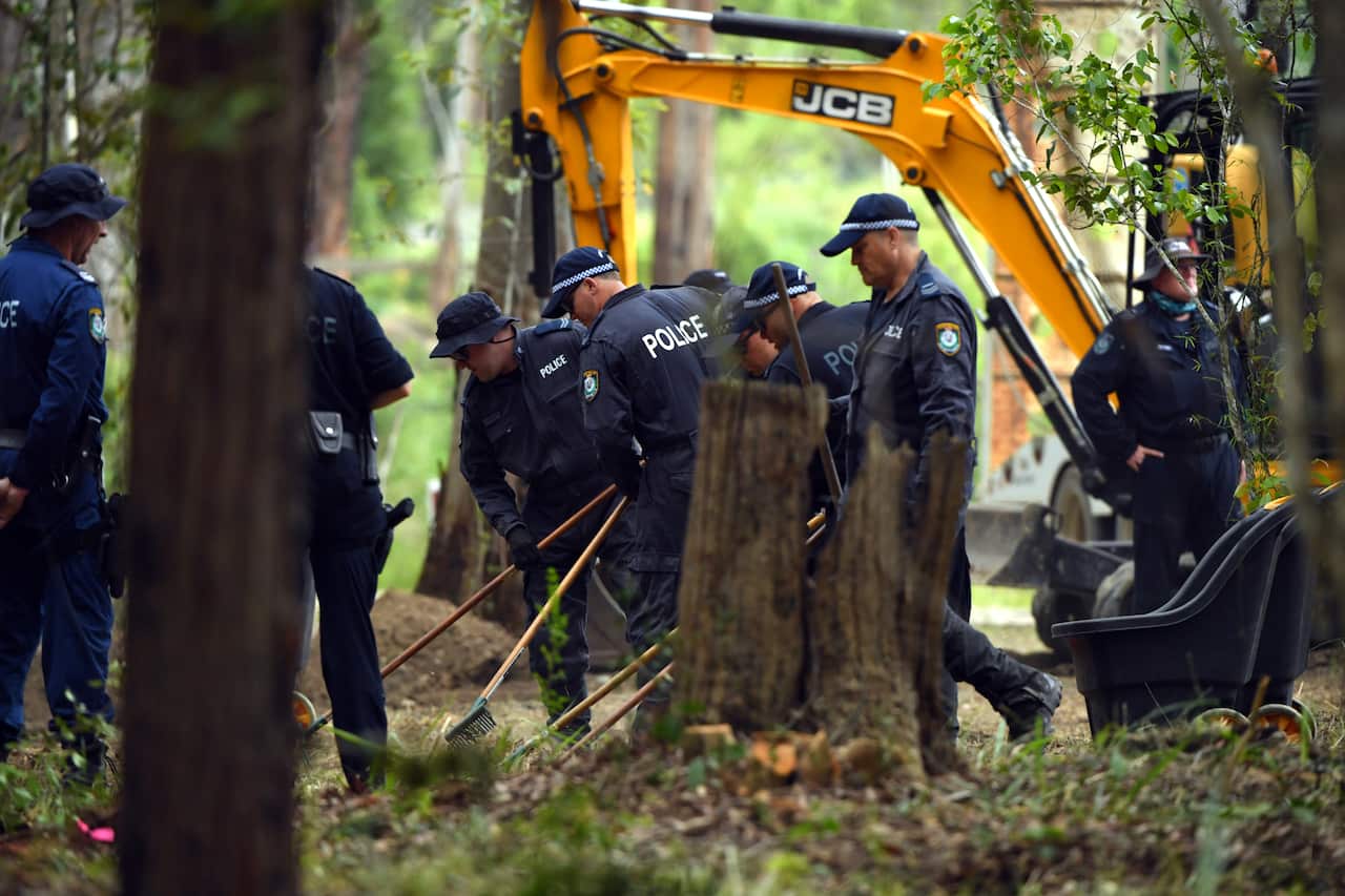 XXXX XXXXX, Kendall, NSW, Wednesday, November 17, 2021. NSW Police are investigating new theories about the mysterious disappearance of William Tyrrell as detectives again scour the property where he went missing. 