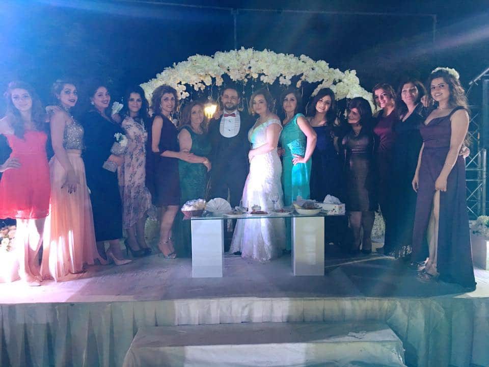 Heba Kassoua & Family at sister's wedding. Syria 2017