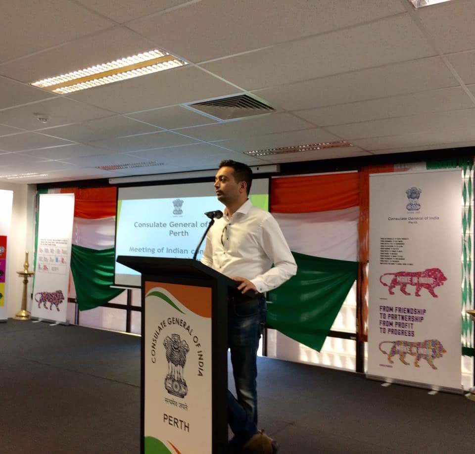 Garry Sandhu claims to be a passionate advocate of WA’s people of Indian-origin.