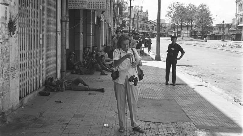 Clare Hollingworth, military correspondent for the Daily Telegraph, Saigon, Republic of Vietnam. Date of Original 1968-06