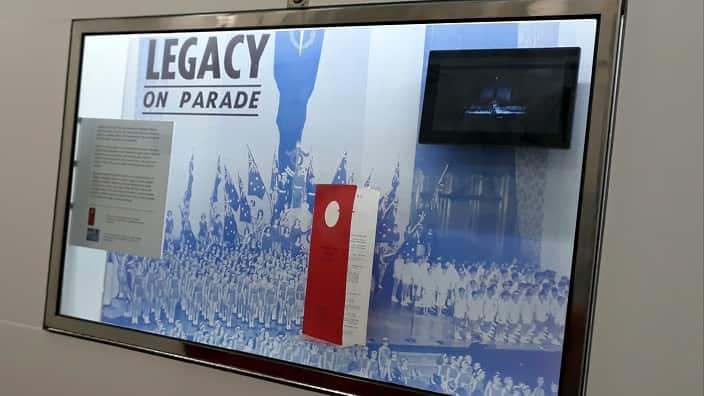 At Melbourne Legacy's headquarters. 