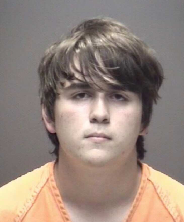 A handout photo made available by the Galveston County Sheriff Office shows a booking photo of Dimitrios Pagourtzis, 17, in Galveston