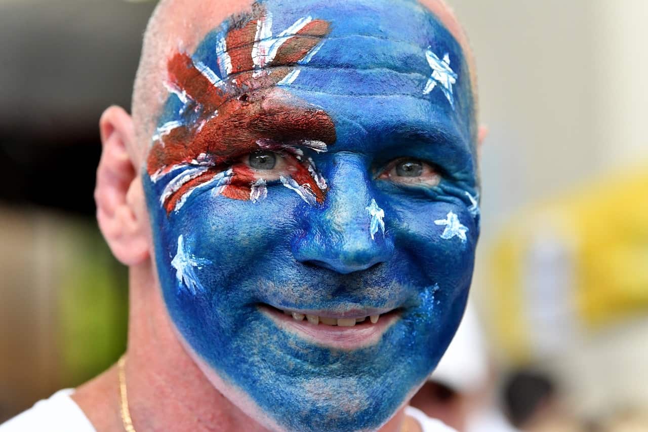Australia Day celebrations at the Story Bridge Hotel in Brisbane.
