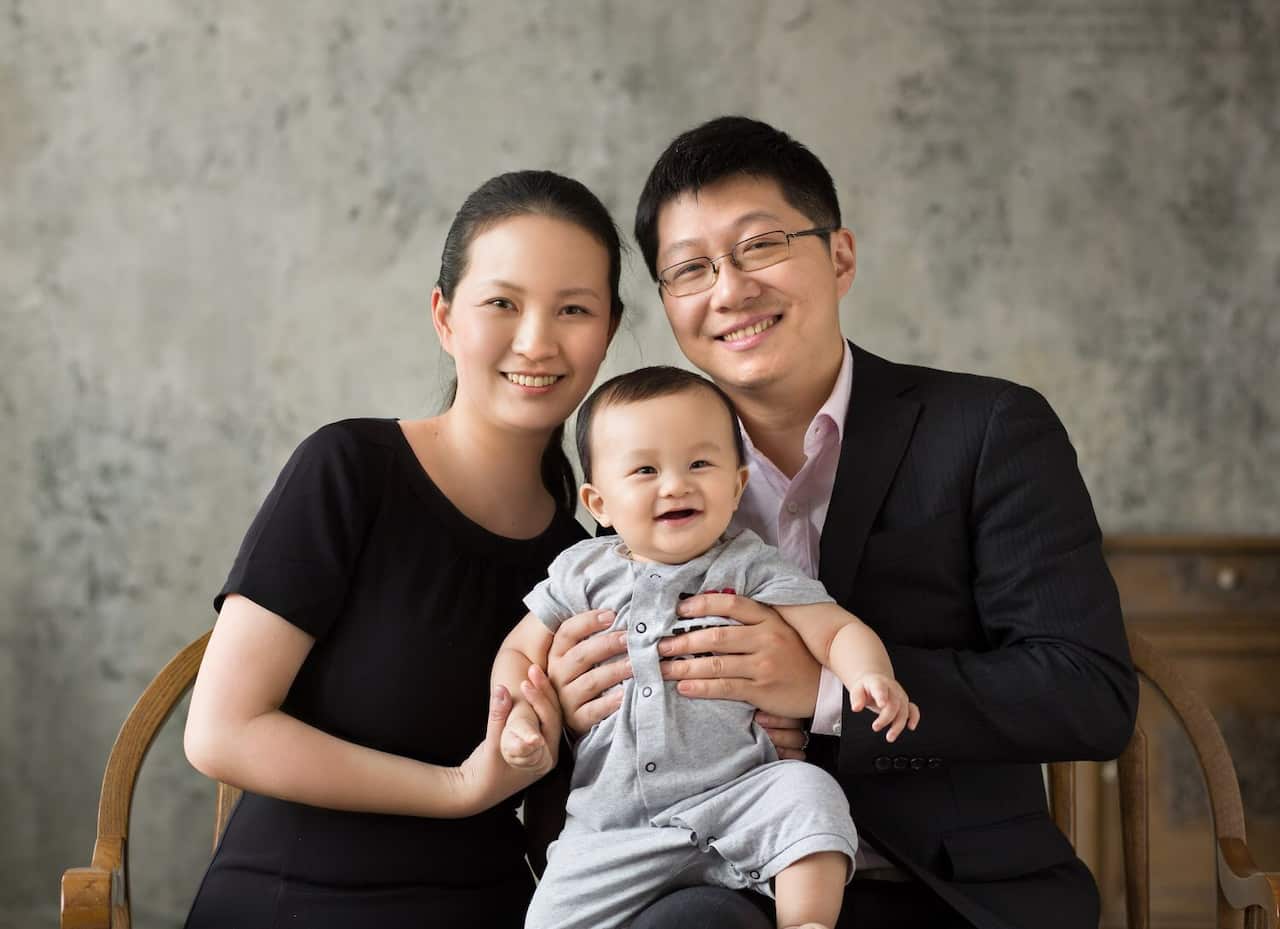 Phil Wang's family