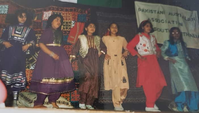 Cultrual performance by children at Pakistani Australian Association of South Australia
