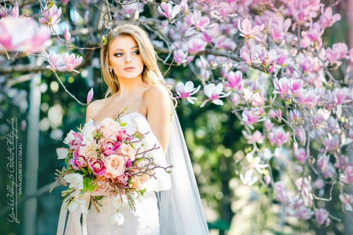 Florist Alena Manoli's work