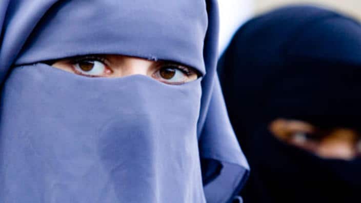 The niqab is a veil for the face that leaves the area around the eyes clear. (File: AAP)