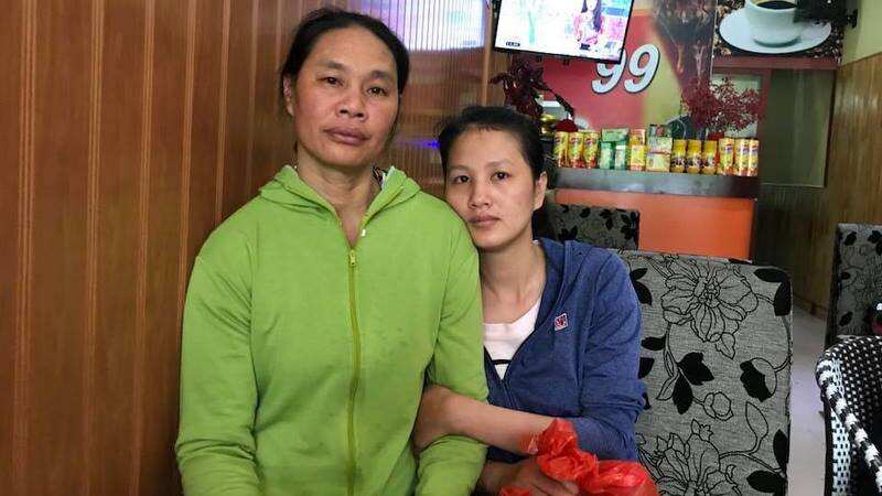 Vợ con TNLT Nguyễn Văn Túc - người bị kết án 13 năm tù giam vì Điều 79