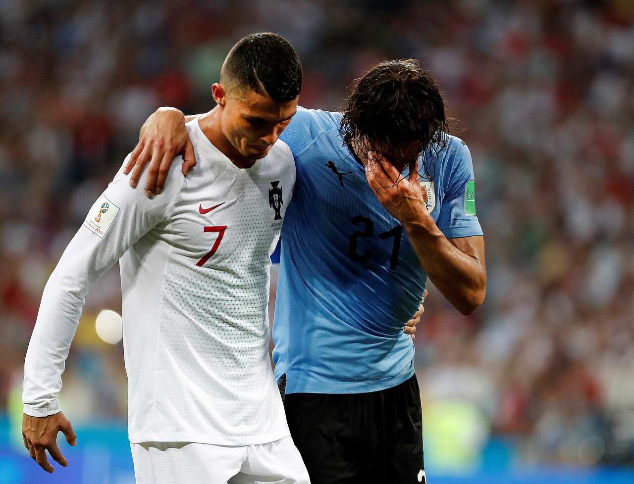 Edinson Cavani Portugal Uruguay 2018 FIFA World Cup