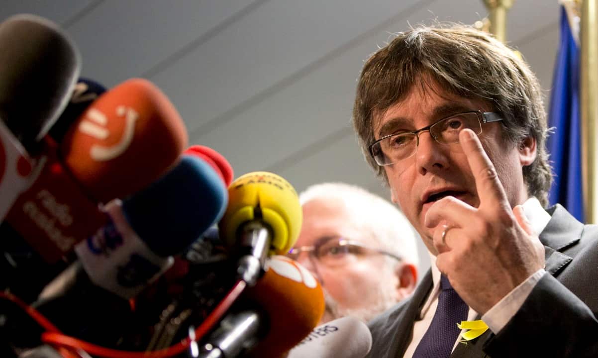 Catalan leader Carles Puigdemont 