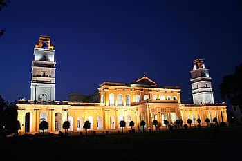 Mohindra College at night