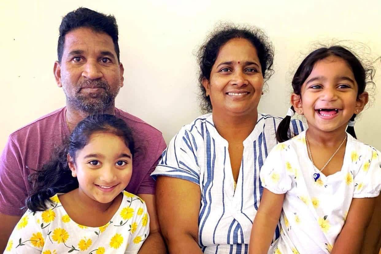 From left: Nades Murugappan, Kopika, Priya,and Tharnicaa.