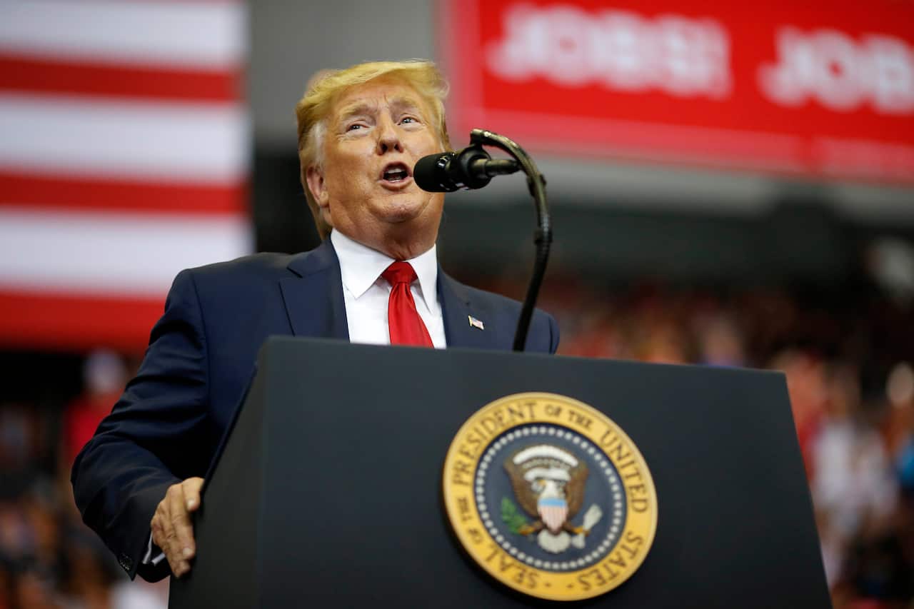 US President Donald Trump has declared violent video games and mental illness at blame for recent mass shootings. 