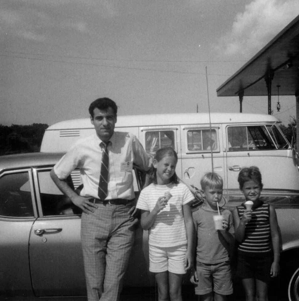 At Houston with Astronaut's Michael Collins children
