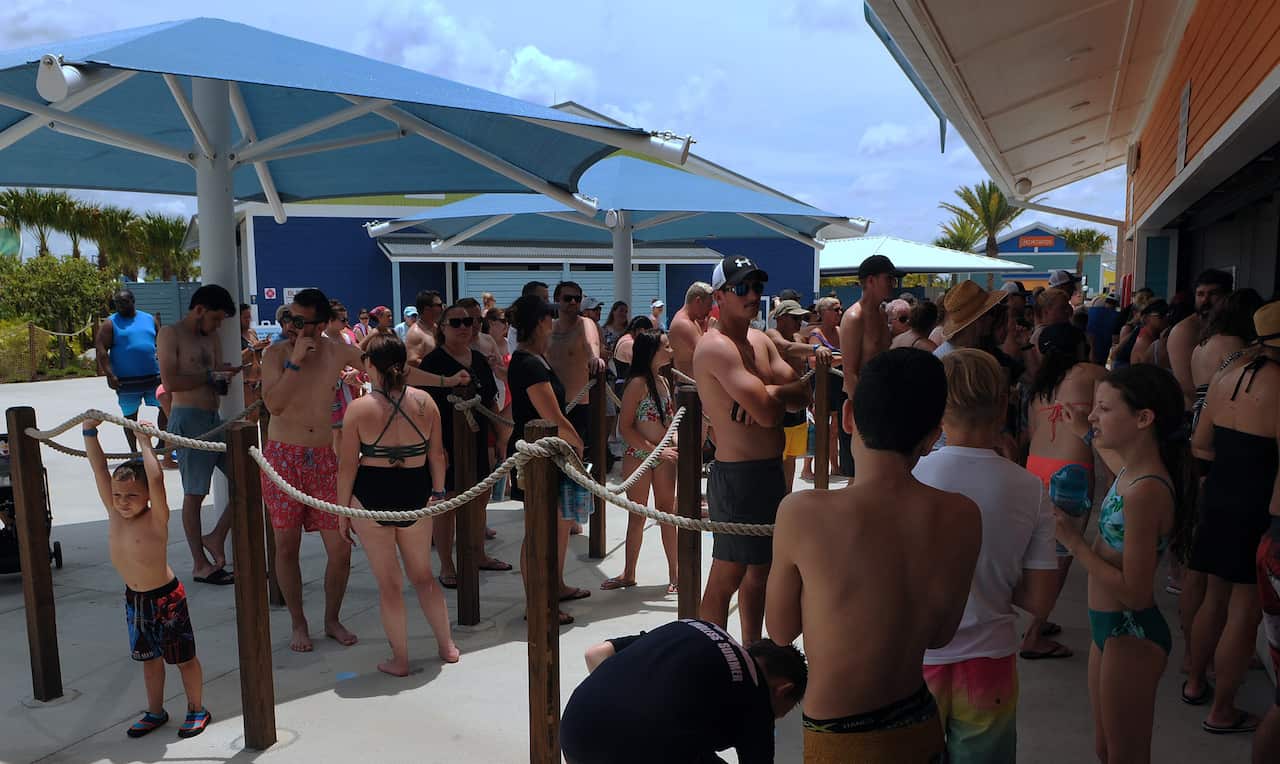 A water park in Orlando, Florida reopened for the Memorial Day weekend.