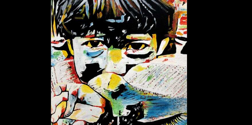 Drawing by artist Salam Noah