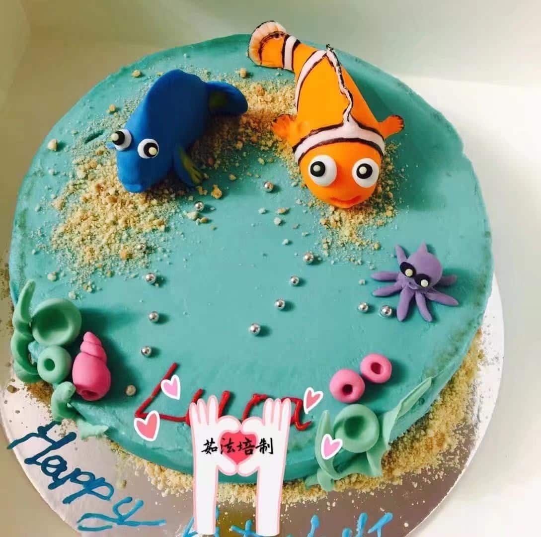 The child who received a free birthday cake from Ms Qu