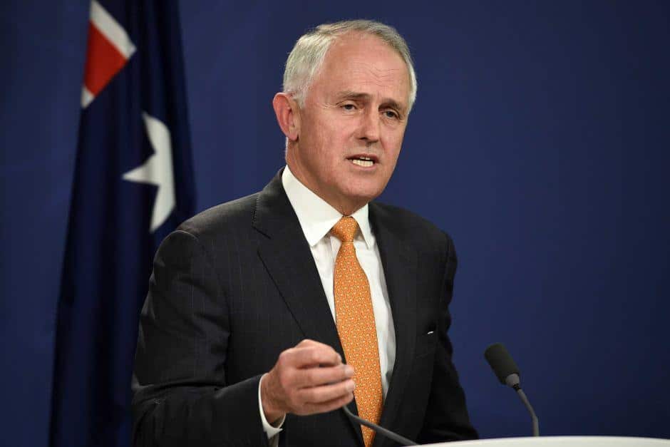 Australian Prime Minister Malcolm Turnbull